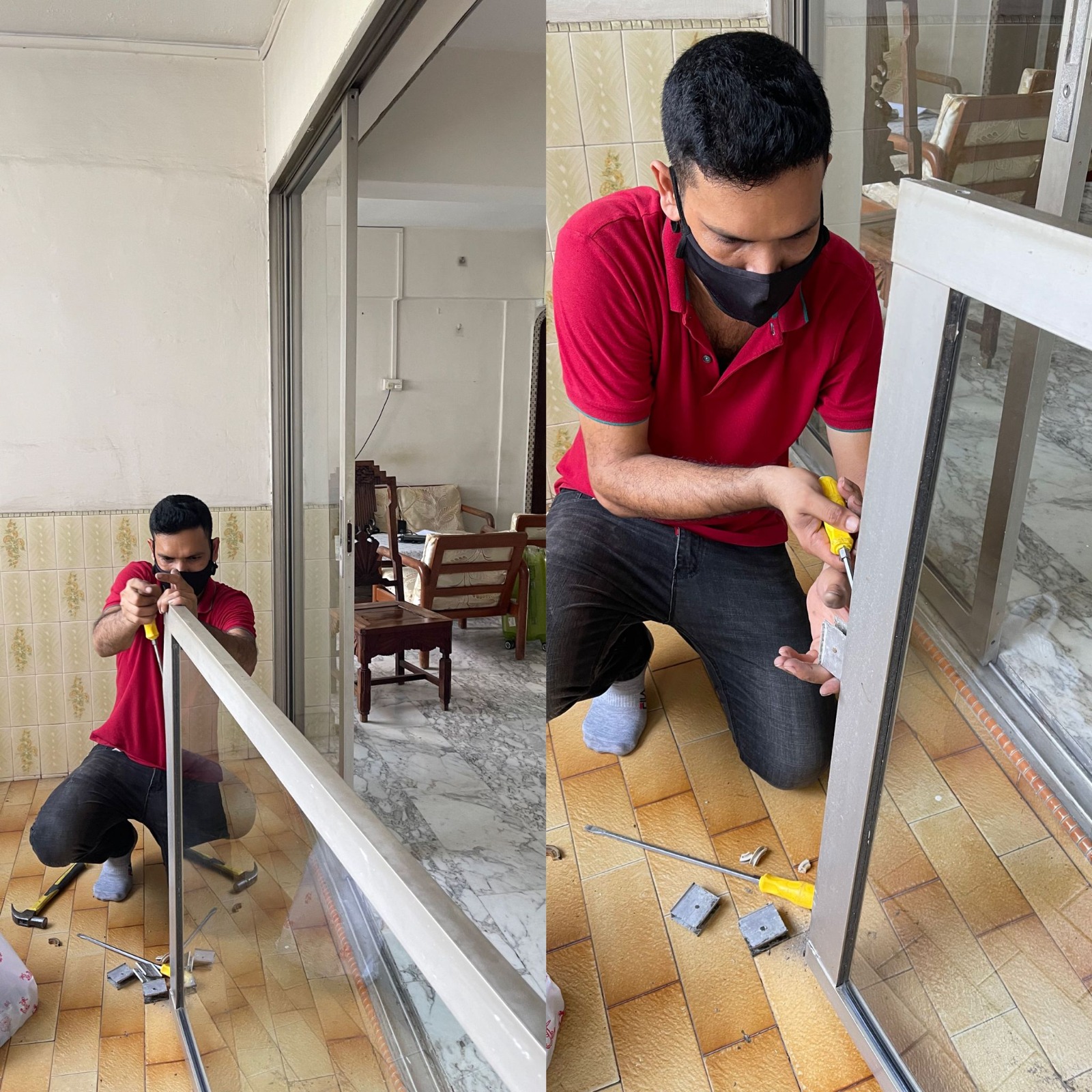 Reliable Sliding Glass Door Repair in Singapore | Tasfia Engineering & Construction Pte Ltd